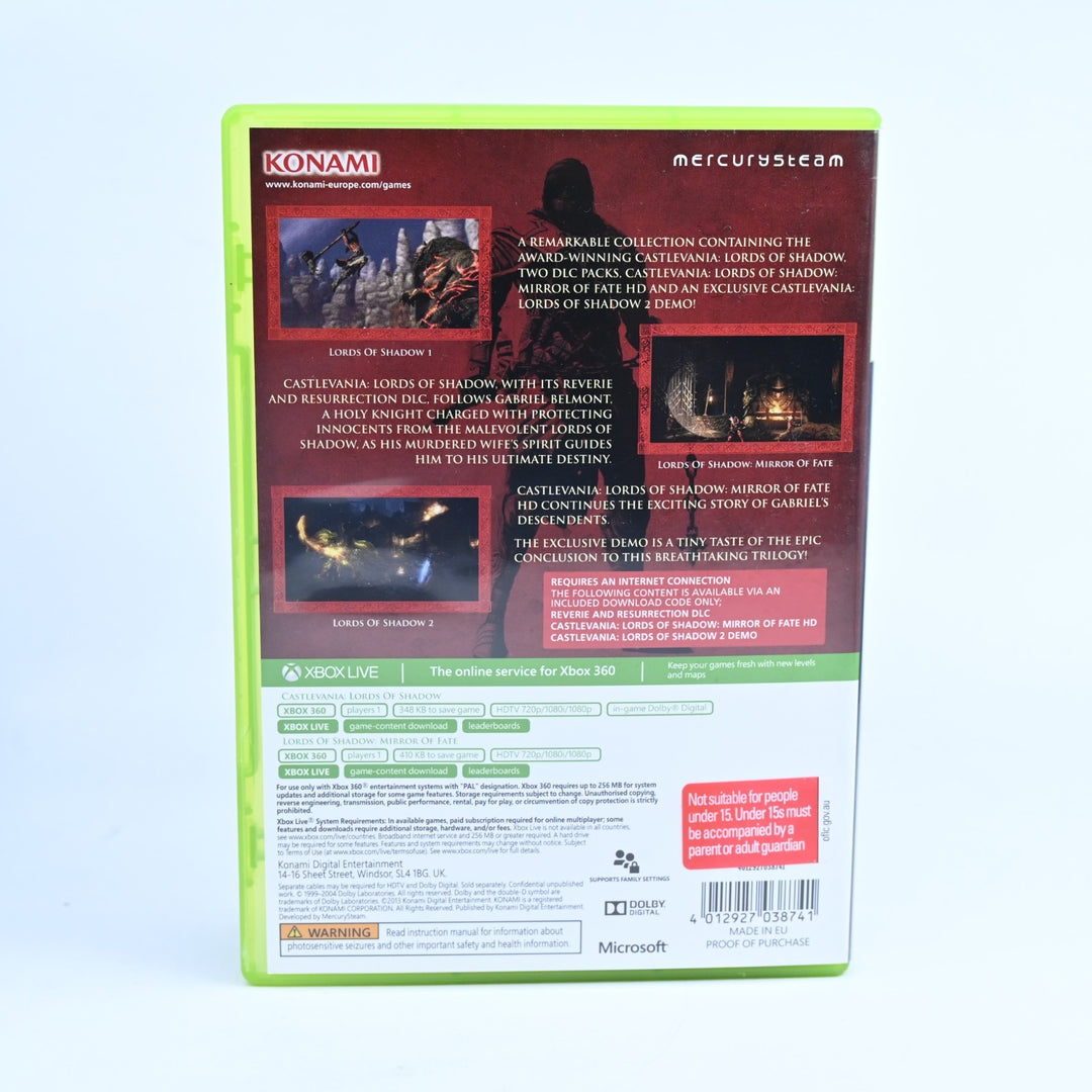 Castlevania: Lords Of Shadow Collection - UNUSED CODES - Xbox 360 Game
