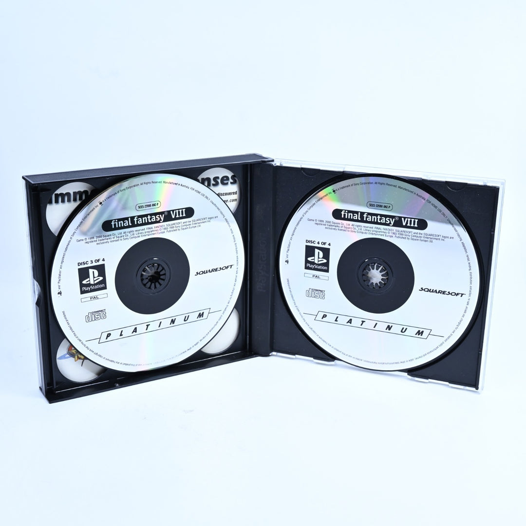 Final Fantasy VIII 8 - Sony Playstation 1 / PS1 Game + Manual - PAL - MINT DISC!
