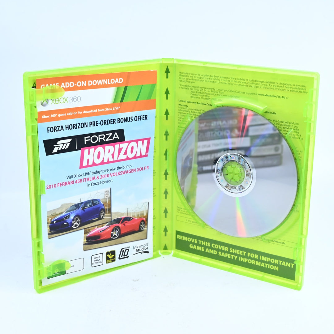 Forza Horizon - Xbox 360 Game + Manual - PAL - MINT DISC!