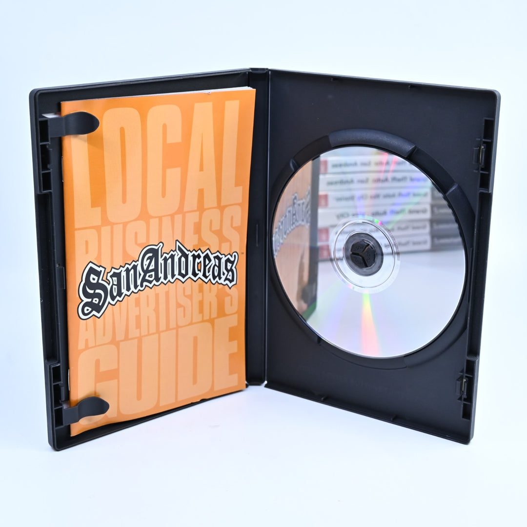 Grand Theft Auto San Andreas - Sony Playstation 2 / PS2 Game + Manual - No Map