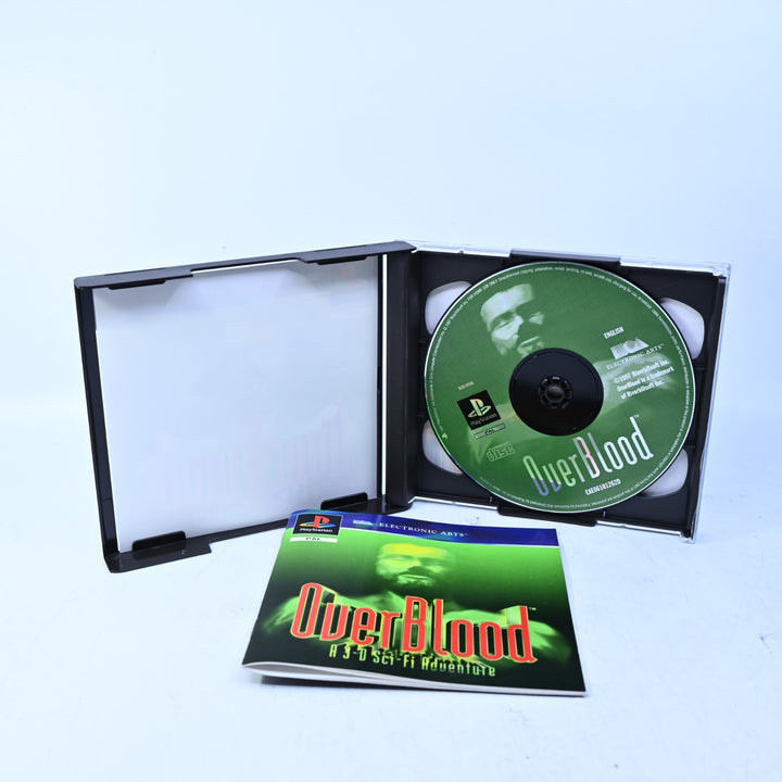 Overblood - Sony Playstation 1 / PS1 Game + Manual - PAL - MINT DISC!