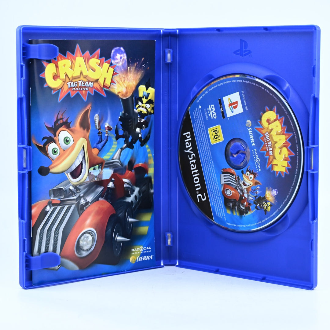 Crash Tag Team Racing - Sony Playstation 2 / PS2 Game + Manual - FREE POST!