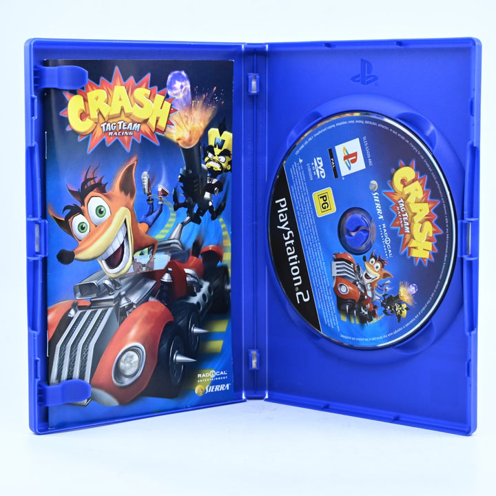 Crash Tag Team Racing - Sony Playstation 2 / PS2 Game + Manual - FREE POST!