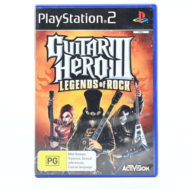 Guitar Hero III: Legends of Rock - Sony Playstation 2 / PS2 Game - PAL