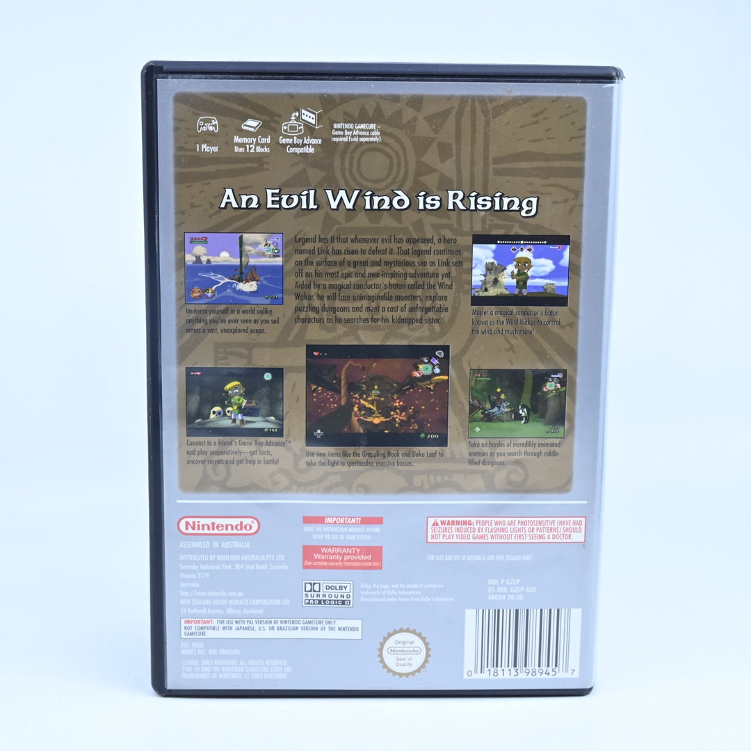 The Legend of Zelda: The Wind Waker - Nintendo Gamecube Game + Manual