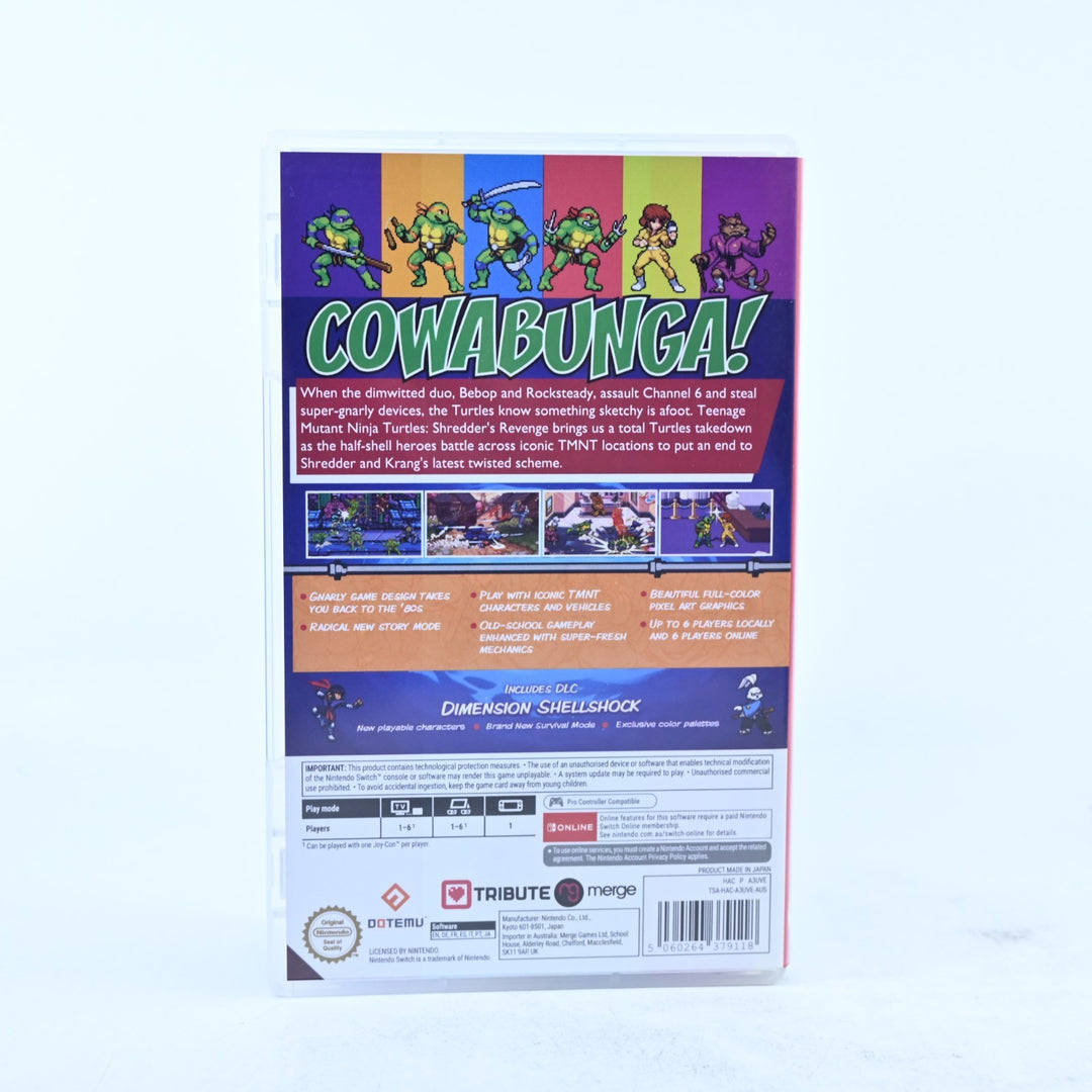 Teenage Mutant Ninja Turtles Shredder's Revenge -Anniversary Edition Switch Game
