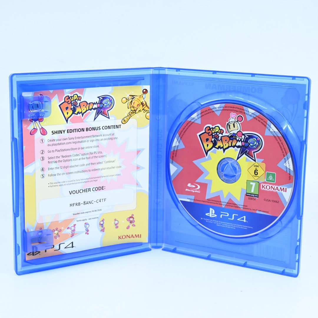 Super Bomberman R - Shiny Edition - Sony Playstation 4 / PS4 Game - MINT DISC!