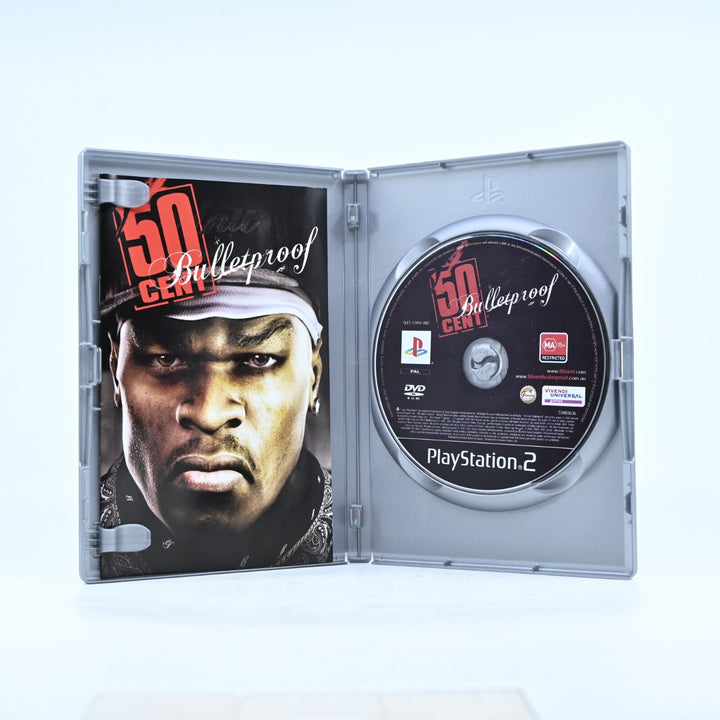 50 Cent Bulletproof - Sony Playstation 2 / PS2 Game + Manual - PAL - MINT DISC!