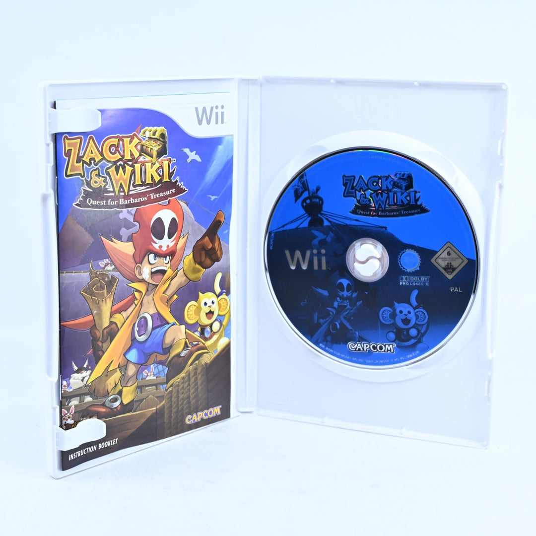 Zack & Wiki: Quest For Barbaros Treasure - Nintendo Wii Game + Manual - PAL