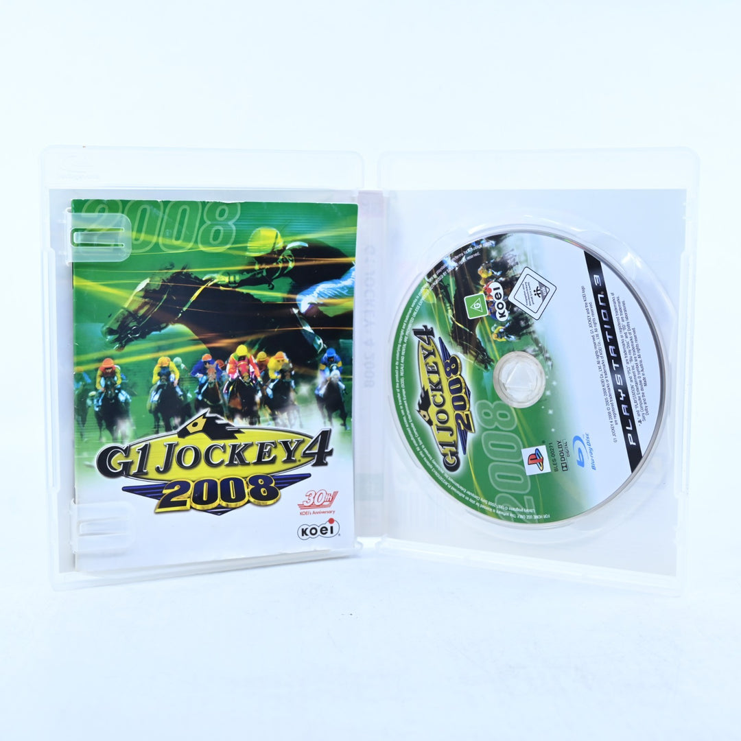 G1 Jockey 4 2008 - Sony Playstation 3 / PS3 Game + Manual - MINT DISC!