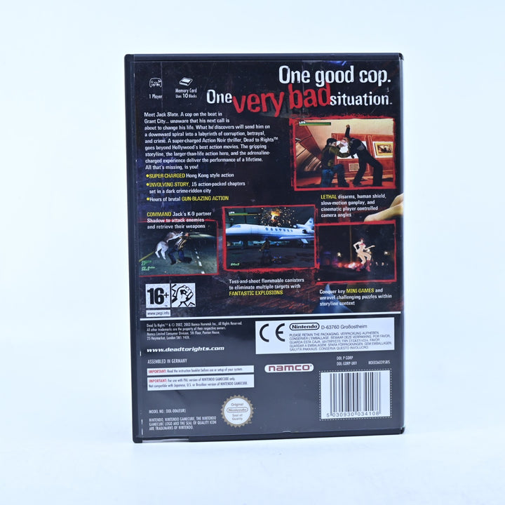 Dead to Rights - Nintendo Gamecube Game + Manual - PAL - FREE POST!