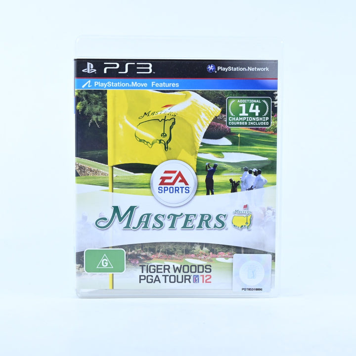 Masters Tiger Woods PGA Tour 12 - Sony Playstation 3 / PS3 Game + Manual