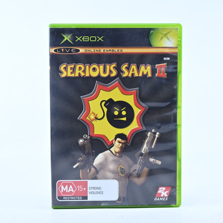 Serious Sam II - Original Xbox Game + Manual - PAL - MINT DISC!
