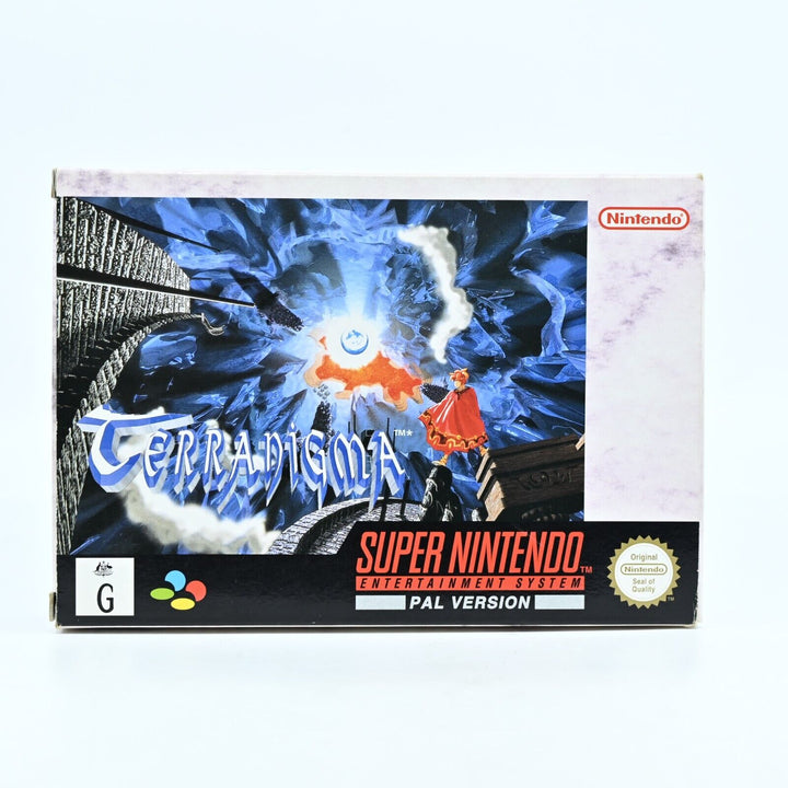 AS NEW! Terranigma - Super Nintendo / SNES Game - PAL - FREE POST!