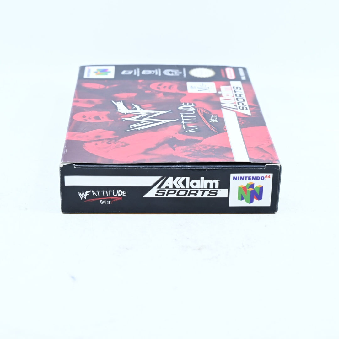 WWF Attitude - N64 / Nintendo 64 Boxed Game - PAL - FREE POST!