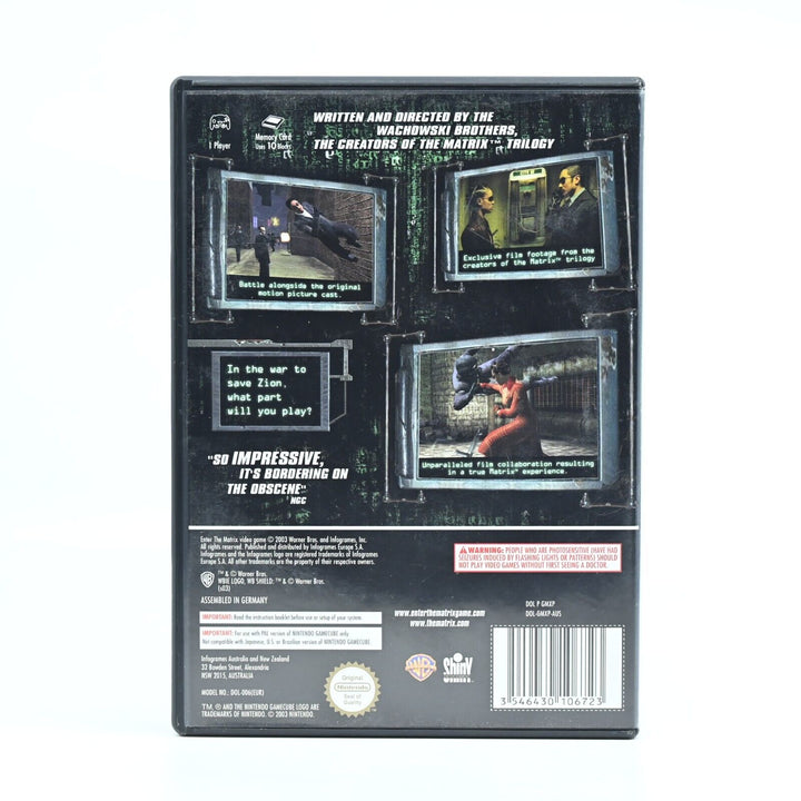 Enter the Matrix - Nintendo Gamecube Game + Manual - PAL - FREE POST