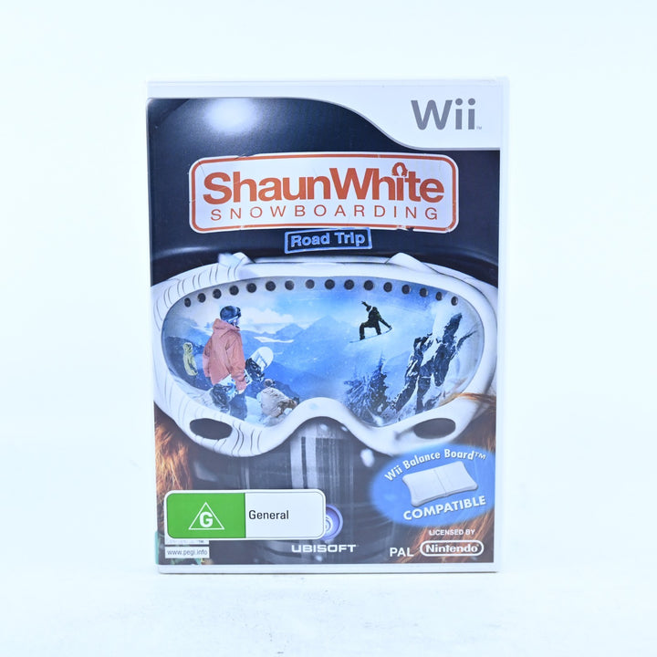 Shaun White Snowboarding: Road Trip - Nintendo Wii Game + Manual - PAL