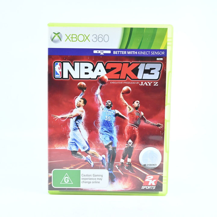 NBA 2K13 - Xbox 360 Game + Manual - PAL - MINT DISC!