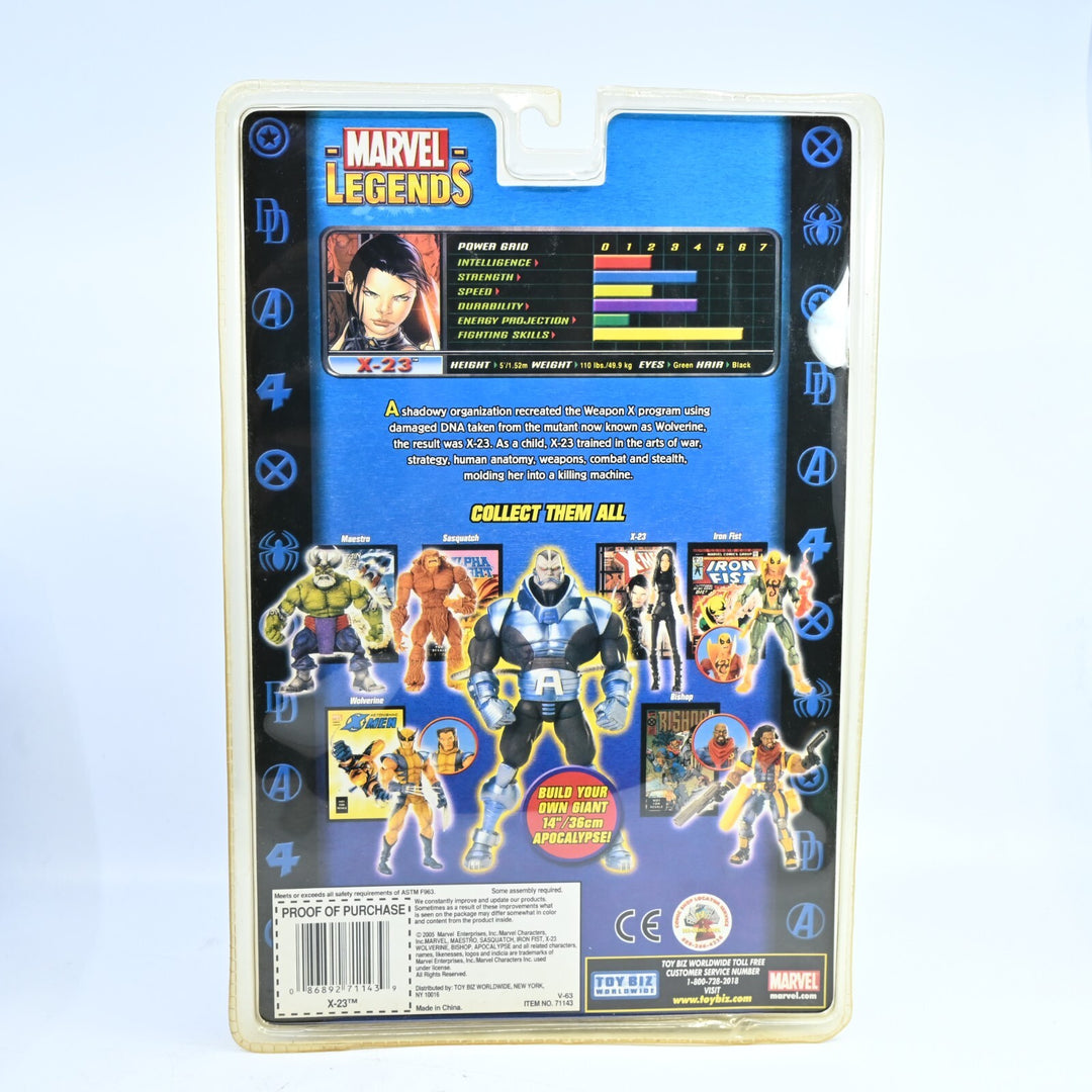 SEALED! Marvel Legends Apocalypse Series: X-23 - 2005 Toybiz - Toy