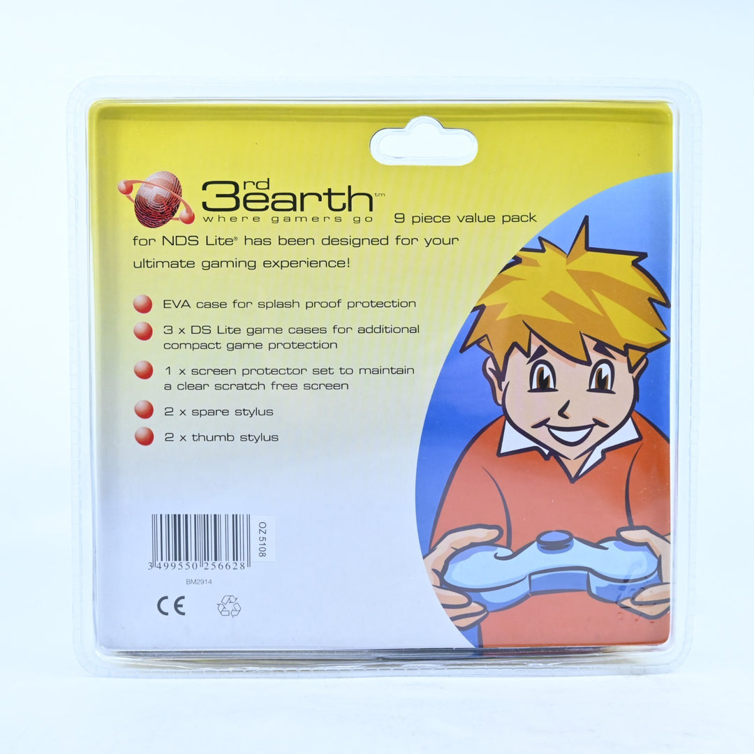 Blue - 3rd Earth 9 Piece Value Pack for DS lite - Nintendo DS Accessory