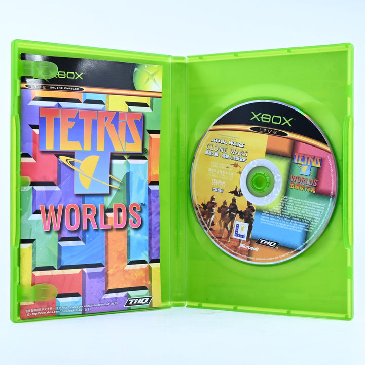 Star Wars: The Clone Wars + Tetris Worlds  - Original Xbox Game - NTSC-J