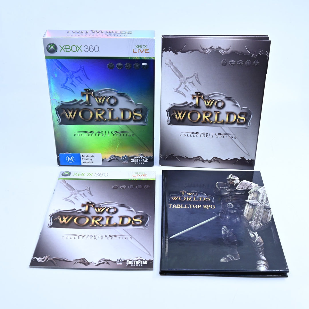 Two Worlds: Collectors Edition - Xbox 360 Game + Manual - PAL - MINT DISC!