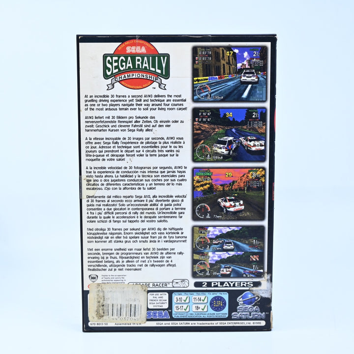 Sega Rally Championship - Sega Saturn Game - PAL - MINT DISC!