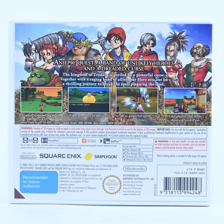 Dragon Quest VIII: Journey of the Cursed King - Nintendo 3DS Game - PAL