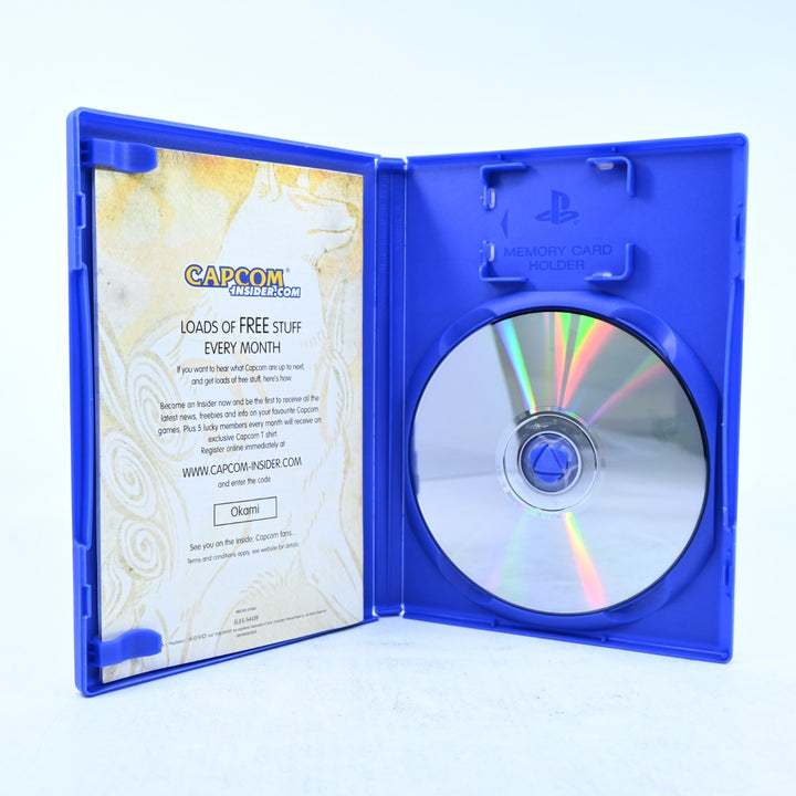 Okami - Sony Playstation 2 / PS2 Game + Manual - PAL - MINT DISC!