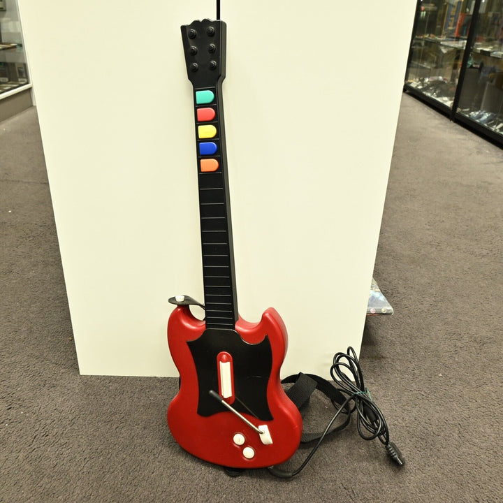 Guitar Hero Red Octane Wired Guitar - PSLGH - Sony Playstation 2 / PS2 Accessory