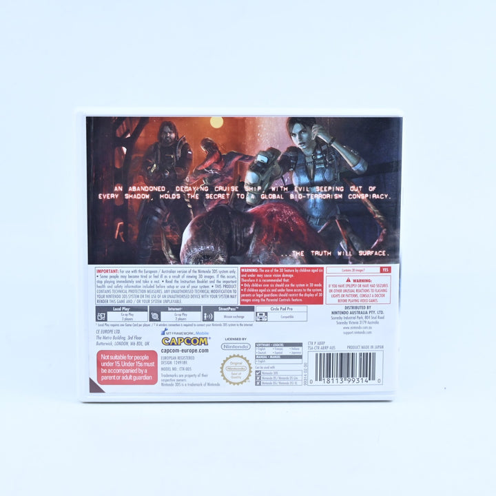 Resident Evil: Revelations  - Nintendo 3DS Game - PAL + Manual - FREE POST!