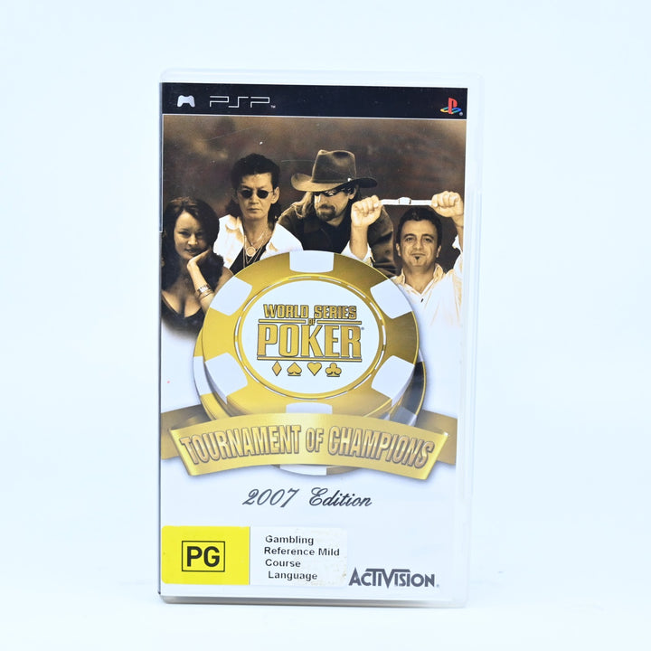 World Series of Poker: Tournament of Champions - Sony PSP Game + Manual