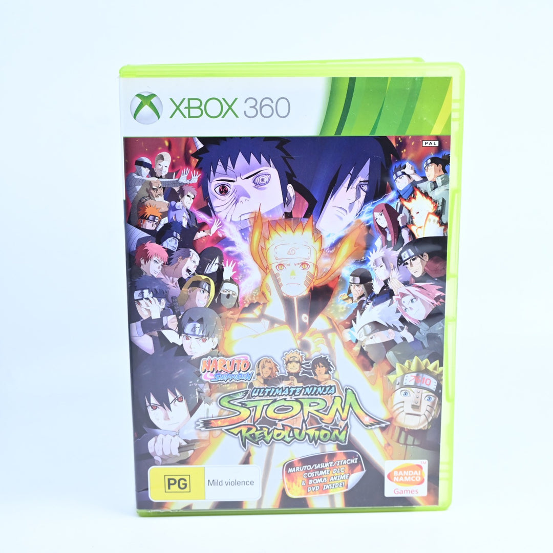 Naruto Shippuden: Ultimate Ninja Storm Revolution - Xbox 360 Game + DVD - PAL