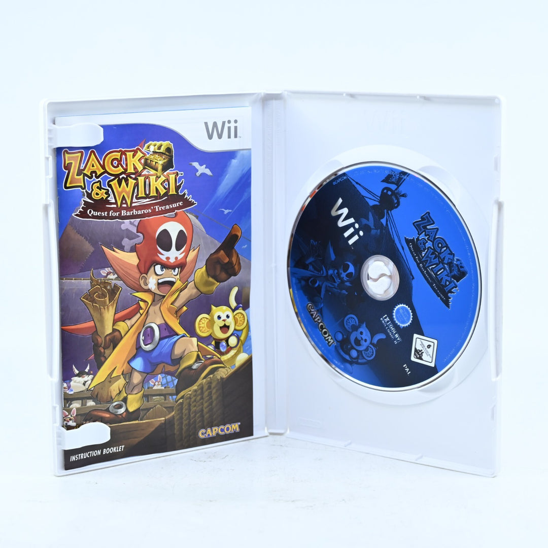 Zack & Wiki: The Quest for Barbaros' Treasure - Nintendo Wii Game + Manual - PAL