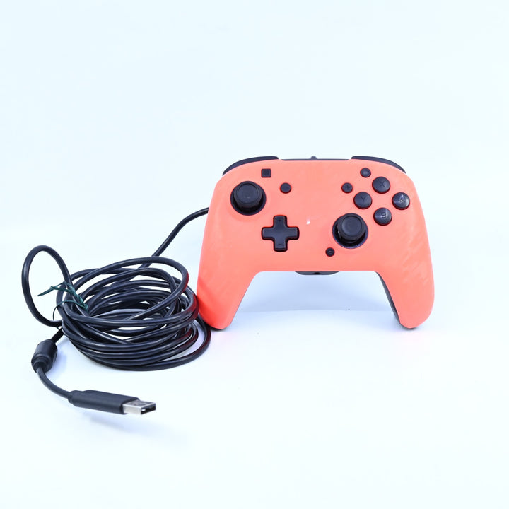 PDP Faceoff Deluxe + Audio Wired Red Controller - Nintendo Switch Accessory