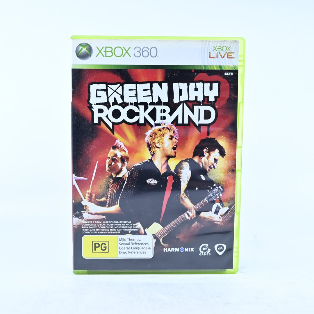 Green Day Rock Band - Xbox 360 Game + Manual - PAL - MINT DISC!