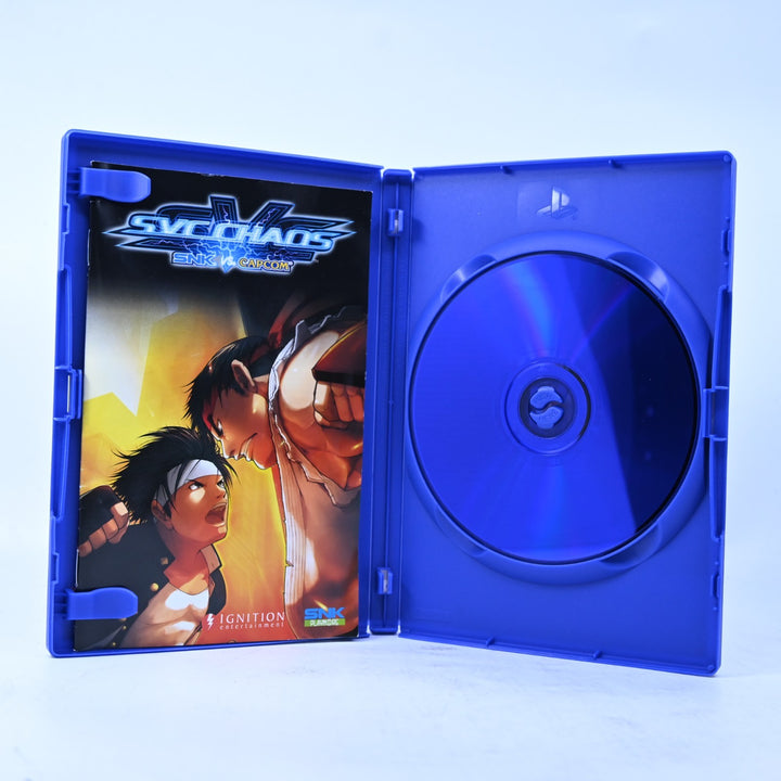 SNK vs Capcom: SVC Chaos - Sony Playstation 2 / PS2 Game + Manual - PAL