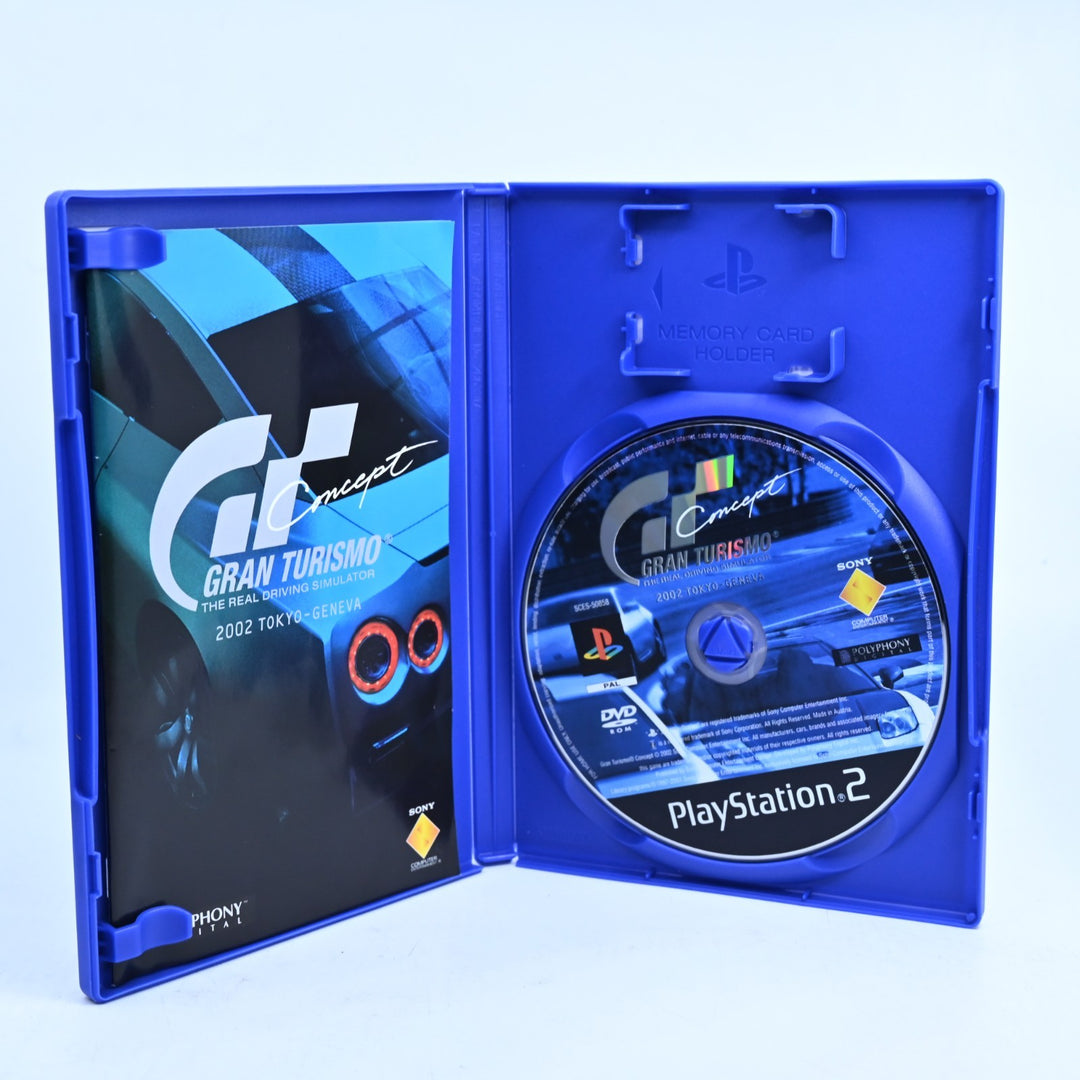 Gran Turismo Concept 2002 Tokyo-Geneva - PS2 Game + Manual - PAL
