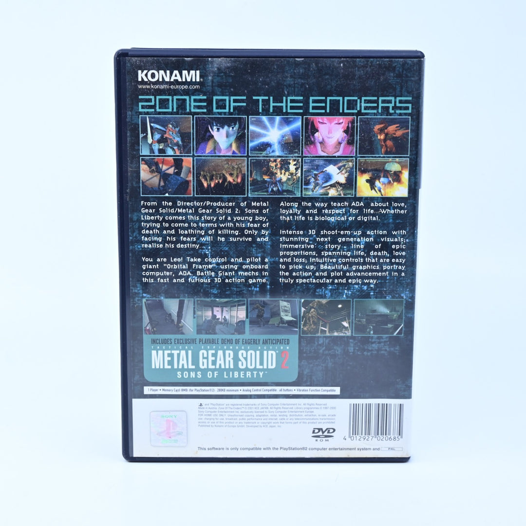 Zone of the Enders - Sony Playstation 2 / PS2 Game + Manual - PAL - MINT DISC!