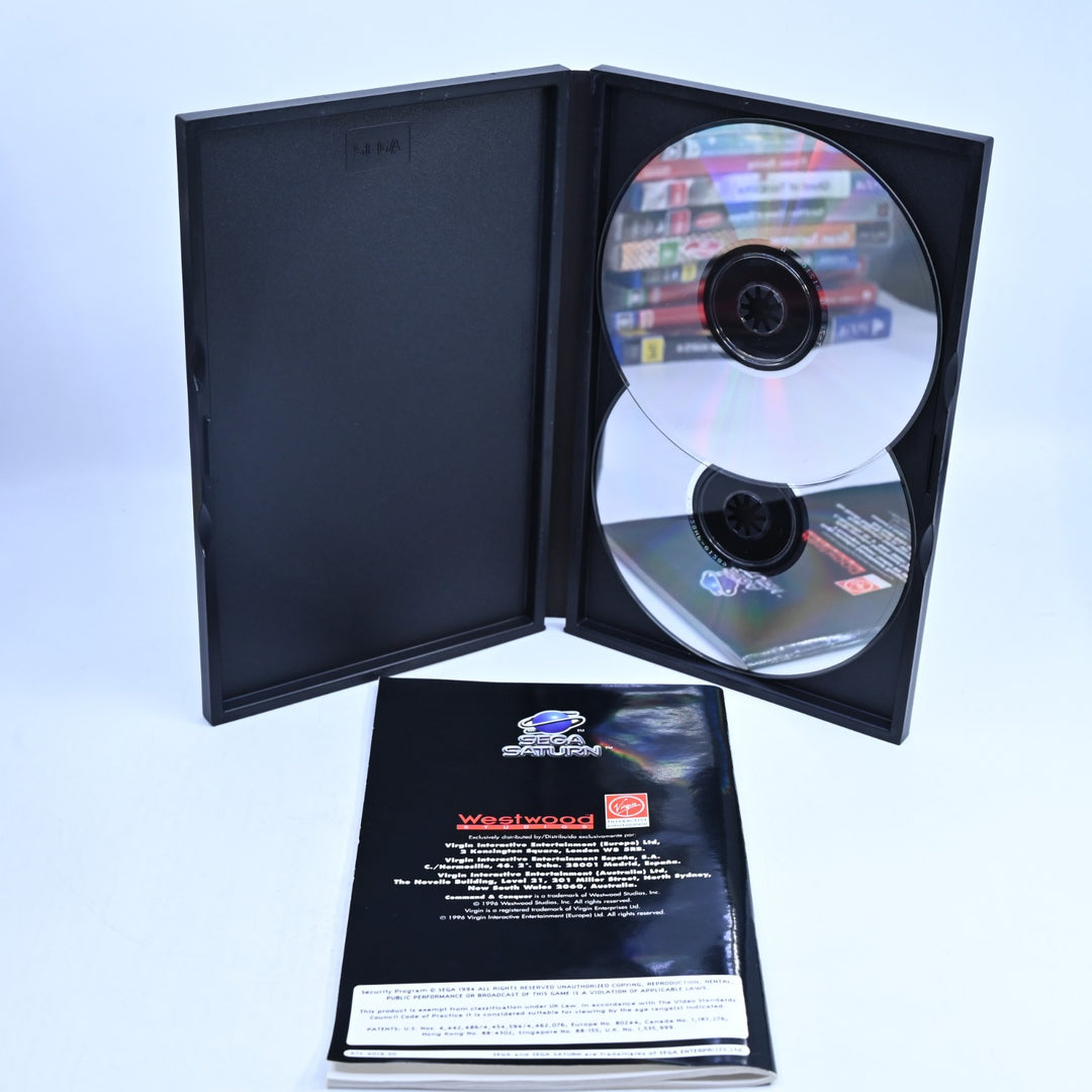 Command & Conquer - Sega Saturn Game + Manual - PAL - FREE POST!