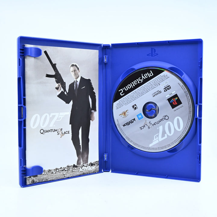 007: Quantum of Solace - Sony Playstation 2 /PS2 Game + Manual - PAL - MINT DISC