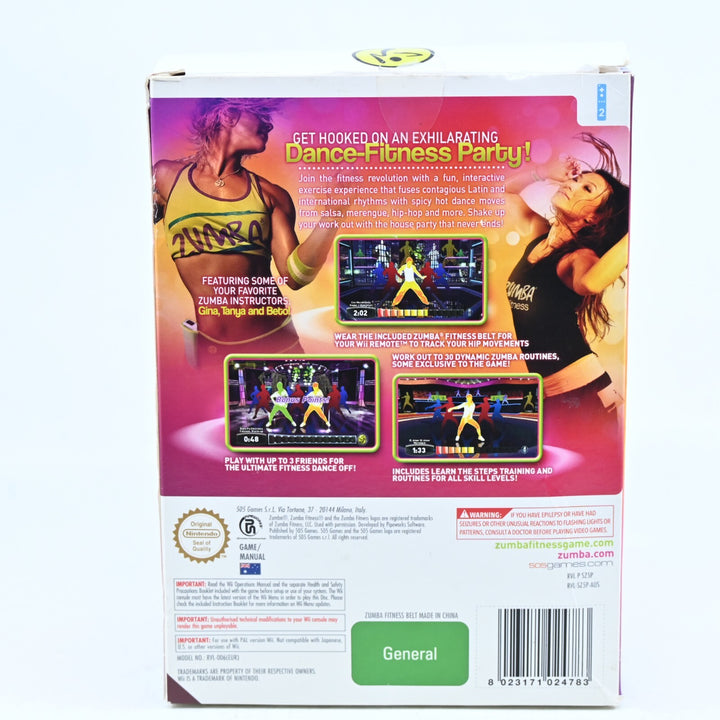SEALED GAME! Zumba Fitness - Nintendo Wii Game + Manual - PAL - FREE POST!