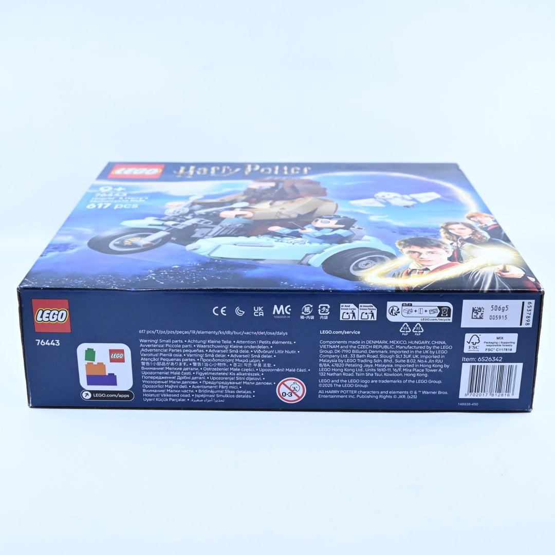 SEALED! LEGO 76443 Harry Potter - Hagrid & Harry's Motorcycle Ride - Toy