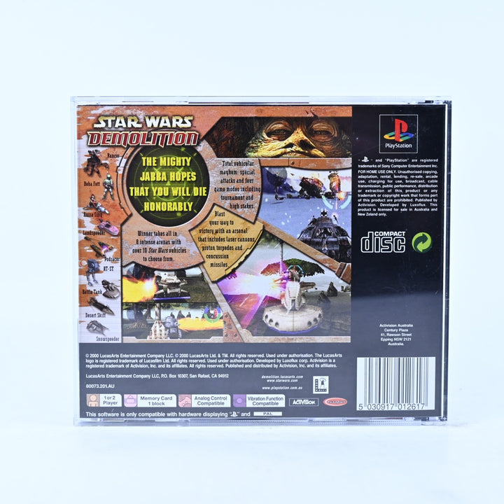 Star Wars Demolition - Sony Playstation 1 / PS1 Game + Manual - PAL - MINT DISC!