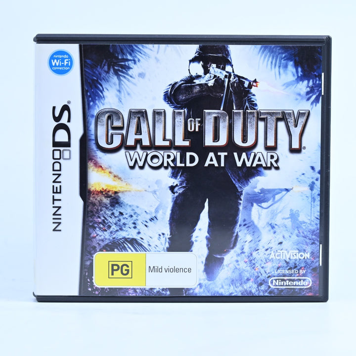 Call Of Duty: World At War - Nintendo DS Game - PAL + Manual - FREE POST!