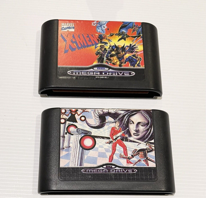 X-MEN And Space Harrier 2 - Double Pack - Sega Mega Drive Game - PAL - FREE POST