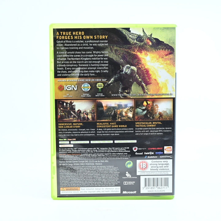 The Witcher 2: Assassins of King Enhanced Edition - Xbox 360 Game + Manual - PAL