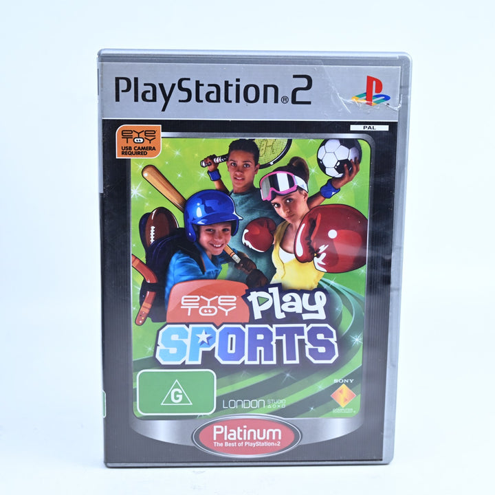 EyeToy Play Sports - Sony Playstation 2 / PS2 Game + Manual - PAL - MINT DISC!