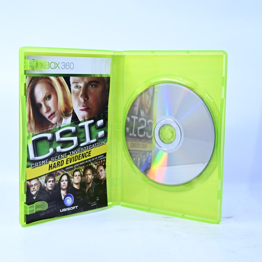 CSI: Crime Scene Investigation Hard Evidence - Xbox 360 Game + Manual