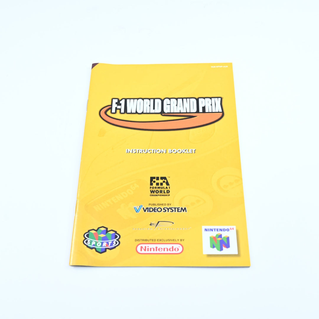 F-1 World Grand Prix - N64 / Nintendo 64 Boxed Game - PAL - FREE POST!